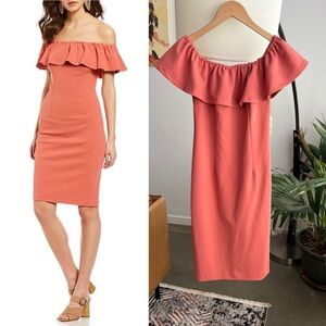 NWT 1. State Off-the-Shoulder Dress